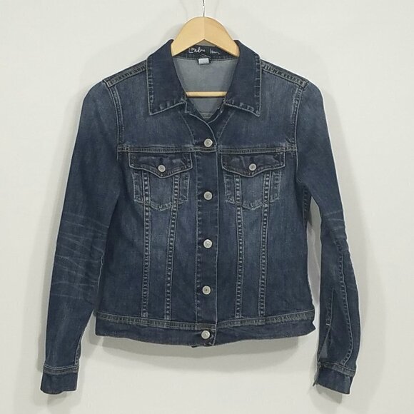London Jeans  Trucker Jean Jacket  Sz S - Picture 1 of 3